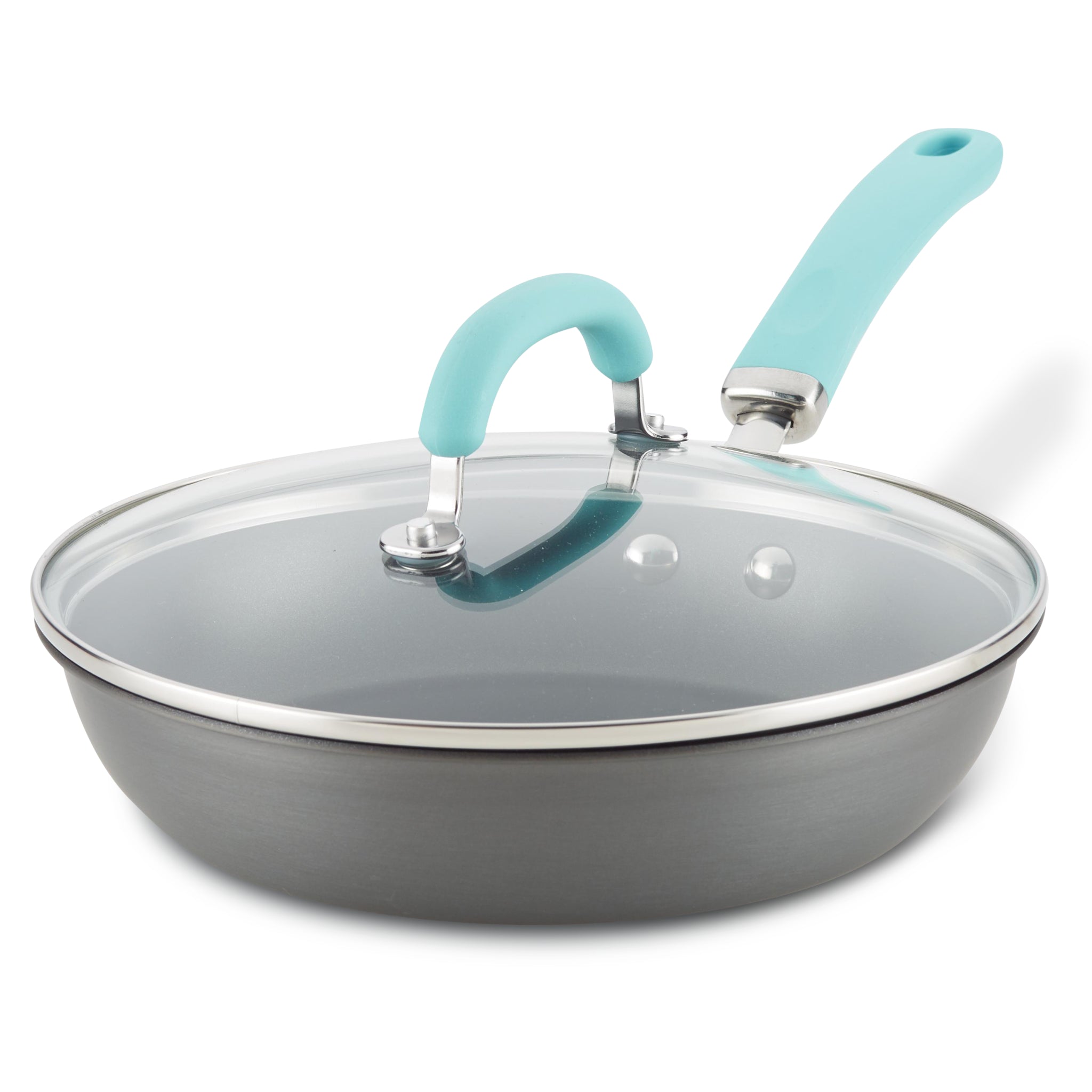 10.25-Inch Hard Anodized Nonstick Induction Covered Deep Frying Pan
